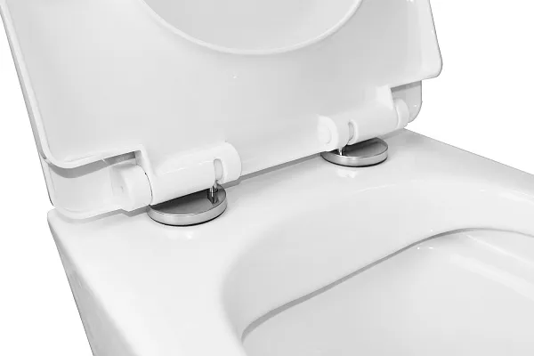 Унитаз Azario Pro CS-1049SB подвесной безободковый с сиденьем микролифт фото 7