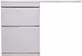 Мебель для ванной Style Line Даймонд 120 напольная белая левая фото 2