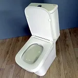 Унитаз-компакт Watersense Lana W00137 напольный безободковый с микролифтом фото 10