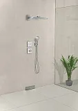 Термостат Hansgrohe ShowerSelect Glass Highflow 15734400 для душа с внутренней частью фото 2