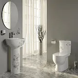Раковина SANITA LUXE Art lux flora 48х48 см. ARTSLWB10 фото 5
