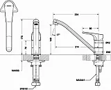 Смеситель Bravat Vega F7119177CP-1 для кухонной мойки фото 3