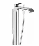 Смеситель Hansgrohe Vivenis 75445000 для ванны с душем напольный фото 3