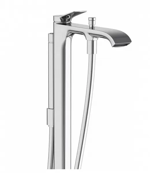 Смеситель Hansgrohe Vivenis 75445000 для ванны с душем напольный фото 3