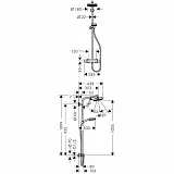 Душевая стойка Hansgrohe Crometta 100 27264400 фото 2