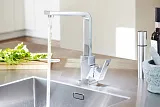 Смеситель Grohe Eurocube 31255000 для кухонной мойки фото 4