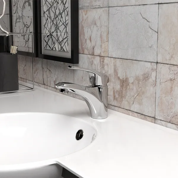 Смеситель для раковины PAINI Trento TRCR205LMKM фото 4