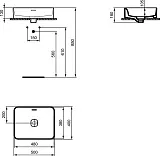 Раковина Ideal Standard Strada II 50 см T296501 фото 4