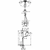 Душевая стойка Hansgrohe Croma Select S 27255400 фото 2