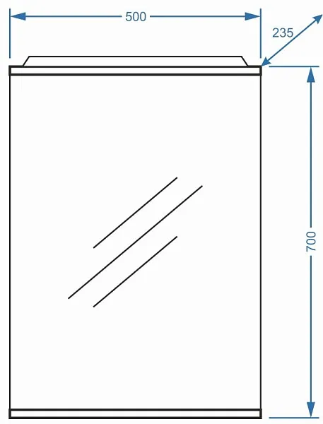 Зеркало Stella Polar Концепт Ильза 50x70 SP-00000220 с подсветкой фото 3