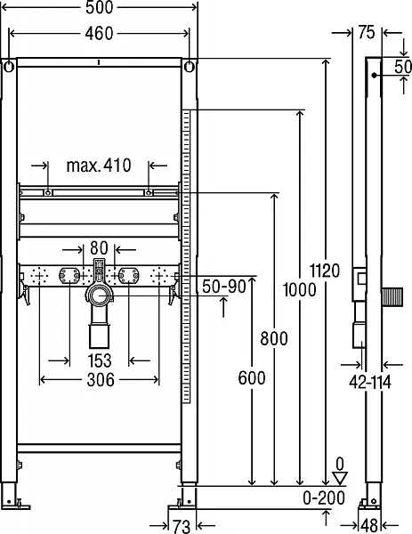Инсталляция для раковины Viega Prevista 776183 фото 2