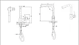 Смеситель Bravat Affability F7172217CP-3 для кухонной мойки фото 2