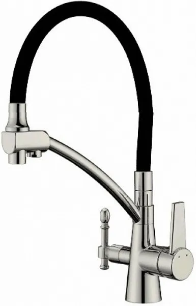 Смеситель ZorG Sanitary ZR 338-6 YF SATIN для кухонной мойки фото 1