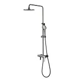 Душевая стойка Lemark Bronx LM3762GM со смесителем фото 1