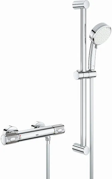Термостат Grohe Grohtherm 1000 Performance 34783000 для душа с душевым гарнитуром фото 1