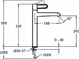 Смеситель Jacob Delafon Odeon Rive Gauche E21031-00-CP для раковины-чаши фото 2