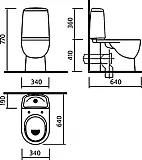 Унитаз-компакт Sanita Luxe Best BSTSLCC04020522 напольный с микролифтом фото 11