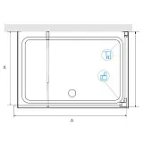 Душевой уголок RGW Walk In 35100579-14 фото 1
