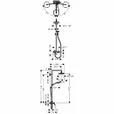 Душевая стойка Hansgrohe Croma Select Е 27258400 фото 2