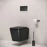 Клавиша смыва Iddis Unifix UNIS1MBi77 черный матовый фото 2