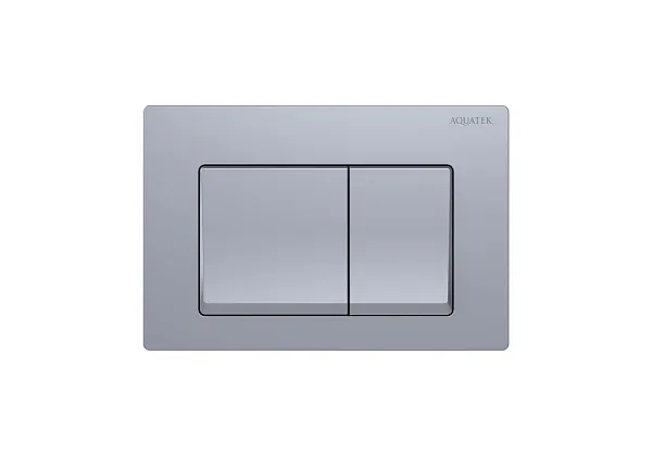 Кнопка смыва Aquatek Small TDI-0000006 хром матовая фото 1