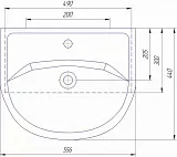 Раковина СаНта Уют 56 см Уют55 фото 6