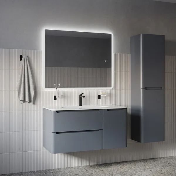 Зеркало Iddis Uniq 80x100 4690576141120 с подсветкой фото 3