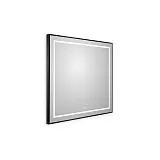 Зеркало BelBagno Kraft 90x80 SPC-KRAFT-900-800-LED-TCH-WARM-NERO с подсветкой фото 1
