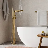 Смеситель WasserKRAFT Sauer 7121 напольный для ванны фото 3