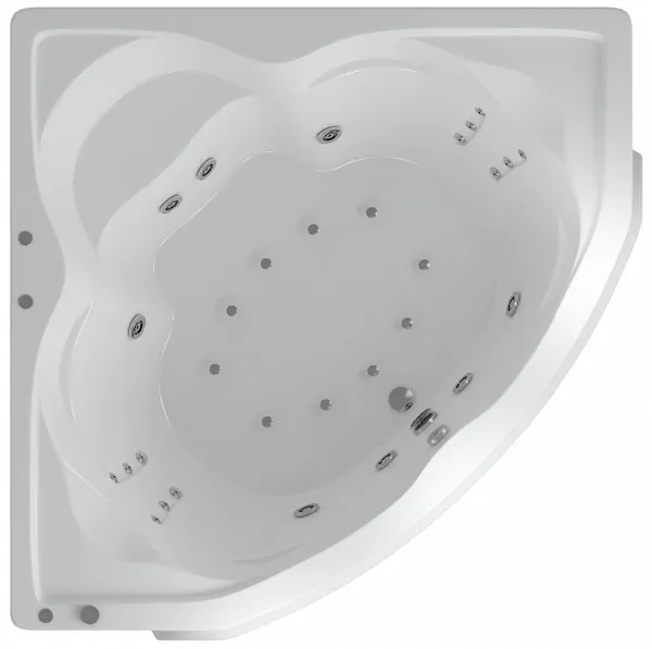 Акриловая ванна Aquatek Сириус 165x165 SIR164-0000002 вклеенный каркас фото 2