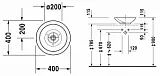 Рукомойник Duravit Bagnella 0451400000 фото 4