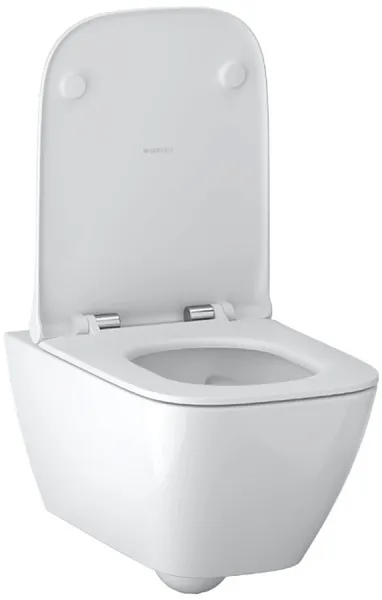 Унитаз Geberit Smyle Square 500.685.01.1 подвесной безободковый с микролифтом фото 2
