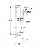 Душевой гарнитур Grohe Tempesta 27928002 фото 2
