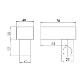 Держатель для душевой лейки PAINI Dax-DaxR 82CR185 фото 5