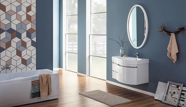 Зеркало Aquanet Опера / Сопрано 70 белое фото 3