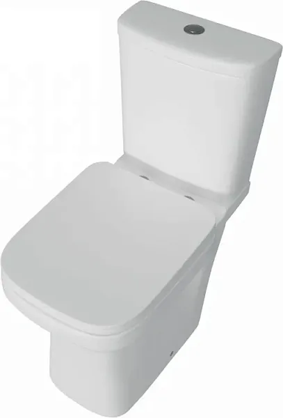 Унитаз-компакт Watersense Lana W00137 напольный безободковый с микролифтом фото 7
