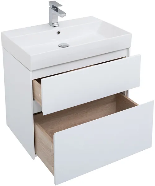 Тумба с раковиной Aquanet Бруклин 70 (00203959+Sanovit 198207) фото 2