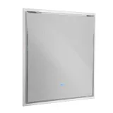 Зеркало Cezares Interni 100x90 CZR-SPC-INT-1000-900-LED-TCH-WARM-BL с подсветкой Bianco Lucido фото 1