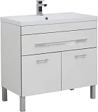 Мебель для ванной Aquanet Верона 90 белая, 1 ящик, 2 двери фото 2