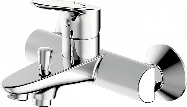 Смеситель Bravat Drop F64898C-B для ванны с душем фото 2