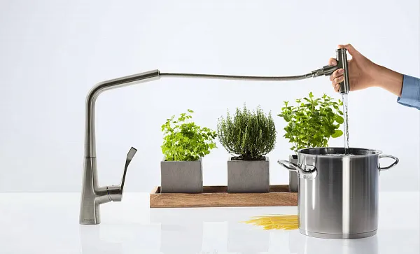 Смеситель Hansgrohe Metris Select M71 14884800 для кухонной мойки фото 4