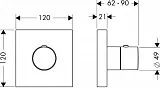 Термостат Axor ShowerCollection 10755000 для душа фото 2