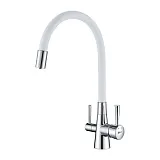 Смеситель Lemark Comfort LM3075C-White для кухонной мойки фото 1