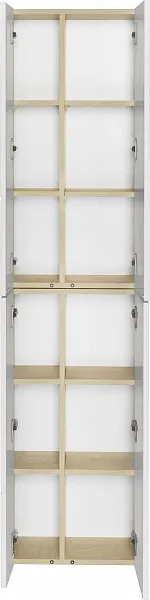 Шкаф Акватон Мишель 43 см белый / светлое дерево 1A243903MIX40 фото 3