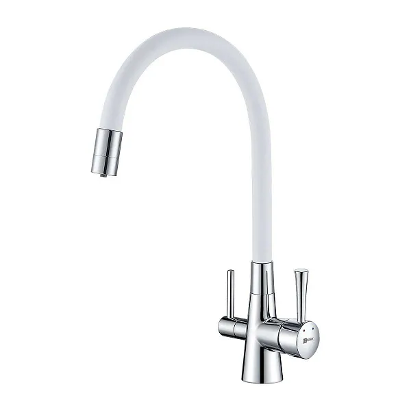 Смеситель Lemark Comfort LM3075C-White для кухонной мойки фото 1