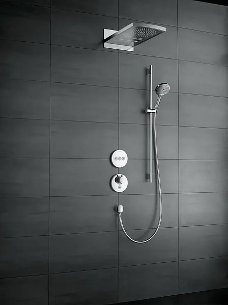 Термостат Hansgrohe ShowerSelect S 15744000 для душа с внутренней частью фото 2
