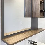 Зеркало Comforty Кемер 75x80 00-00014147CF правая с подсветкой с полочкой фото 6