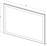 Зеркало Aquanet Алассио New 120x85 249349 с подсветкой фото 4