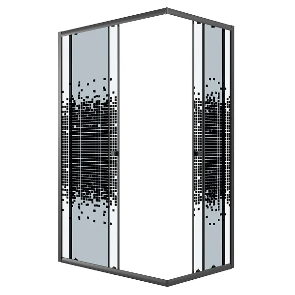 Душевой уголок Niagara Eco NG-1018-14QBLACK фото 2