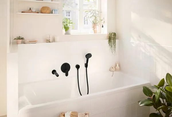 Смеситель Hansgrohe Rebris S 72466670 для ванны с душем внешняя часть фото 4